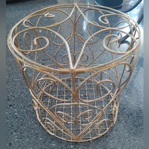 Decorative Metal Kitchen Utensil Holder
